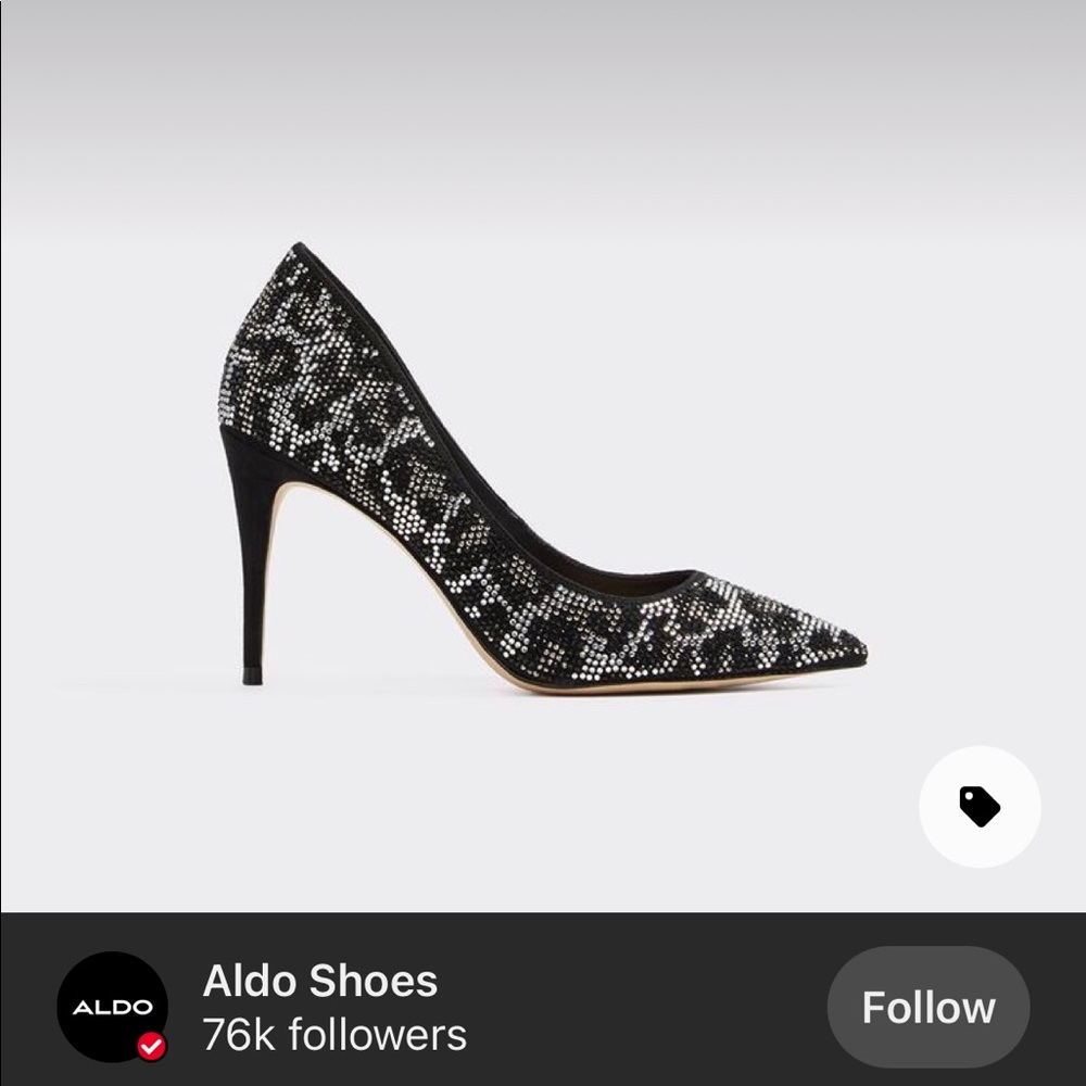 Aldo Camo Sparkle Heels - Picture 5 of 6